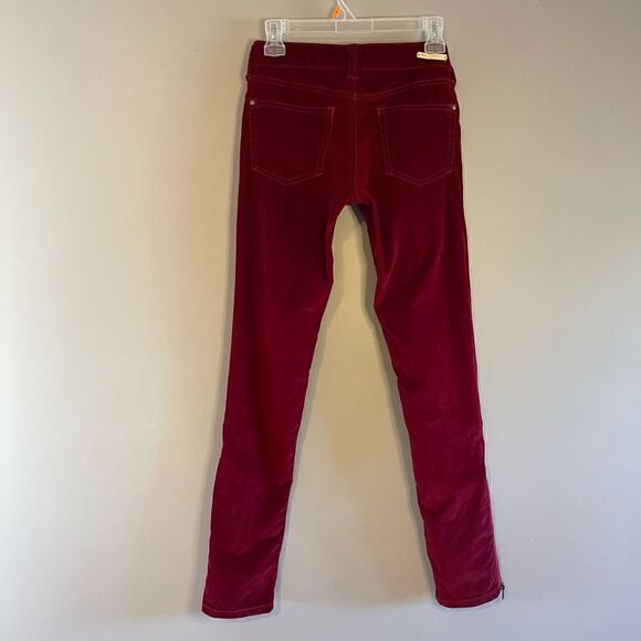 Anthropologie Pilcro and the Letterpress Fine Waled Cranberry Corduroy Pant | 25 - Picture 4 of 16